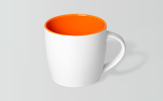Orange/Matte White