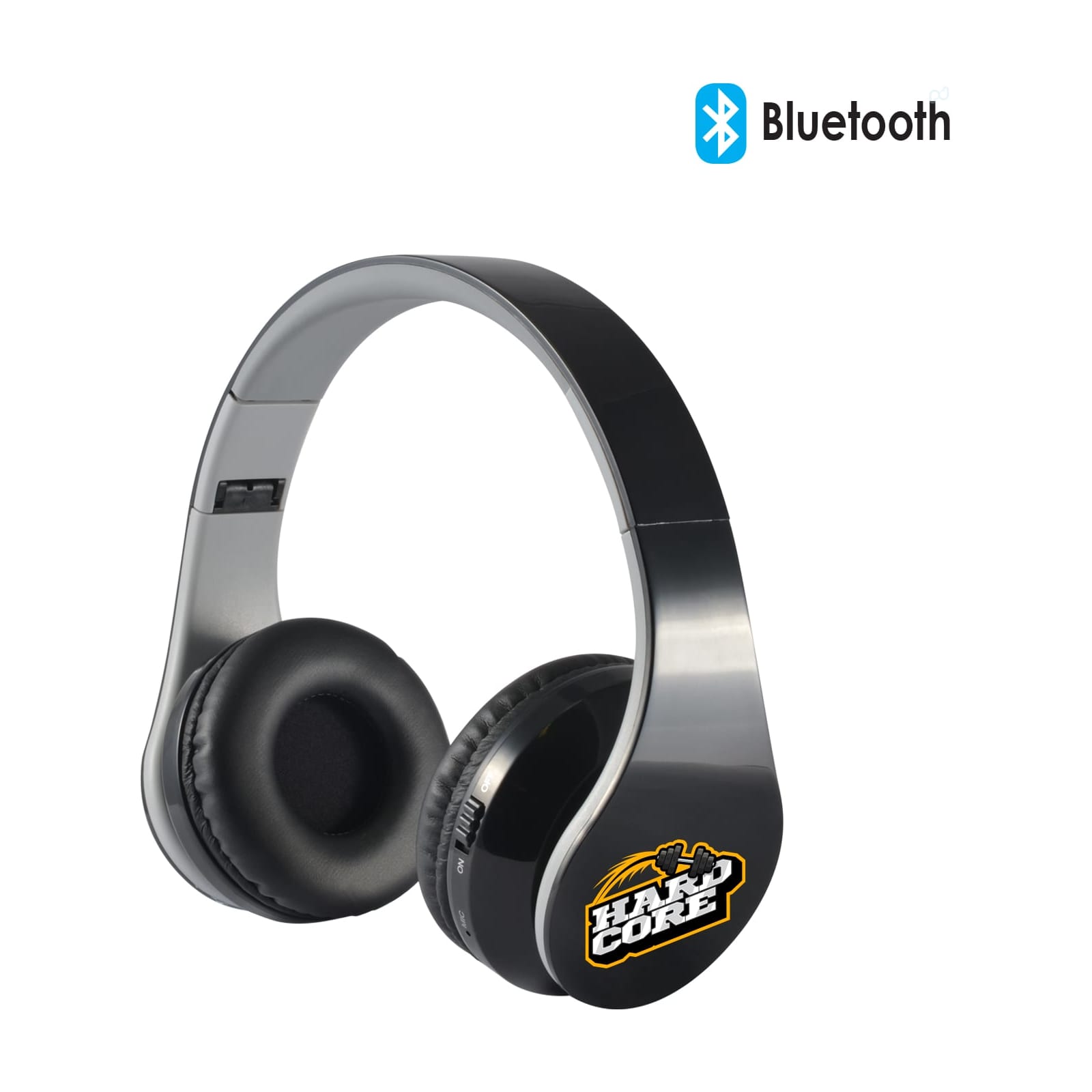 Hyper Bluetooth Headphones in EVA Zipper Case