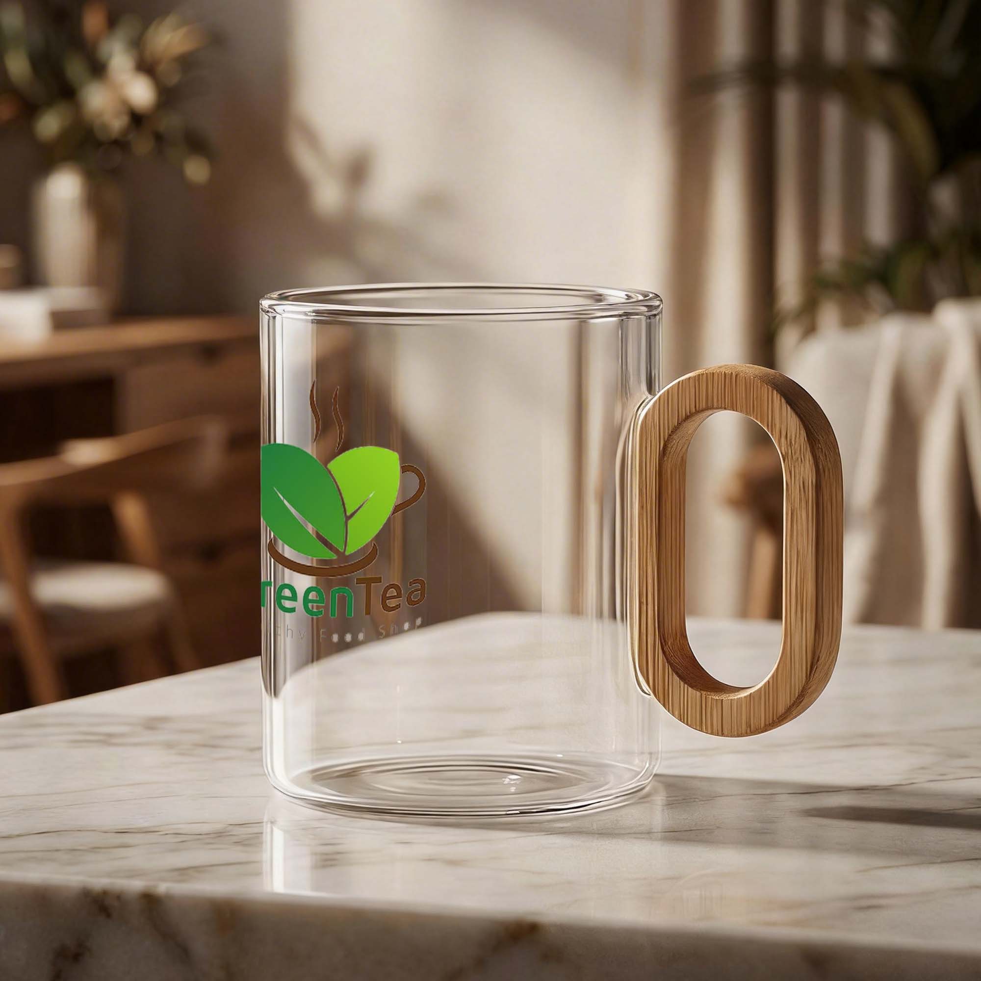 Cottage Glass Coffee Cup