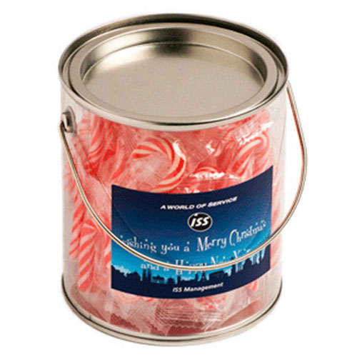 Big PVC Bucket with Candy Canes x40