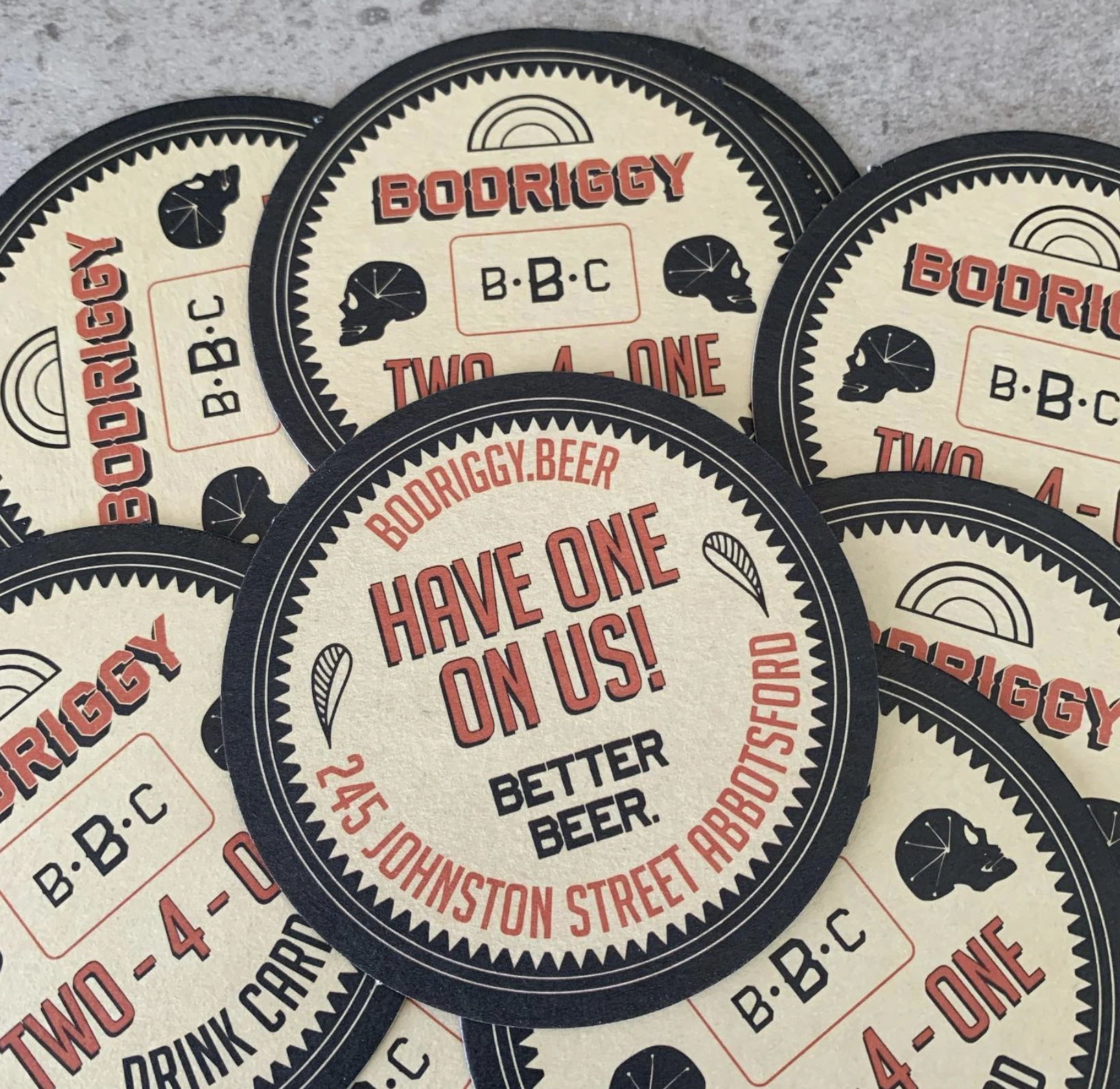95mm Round Coasters 2 Side Print