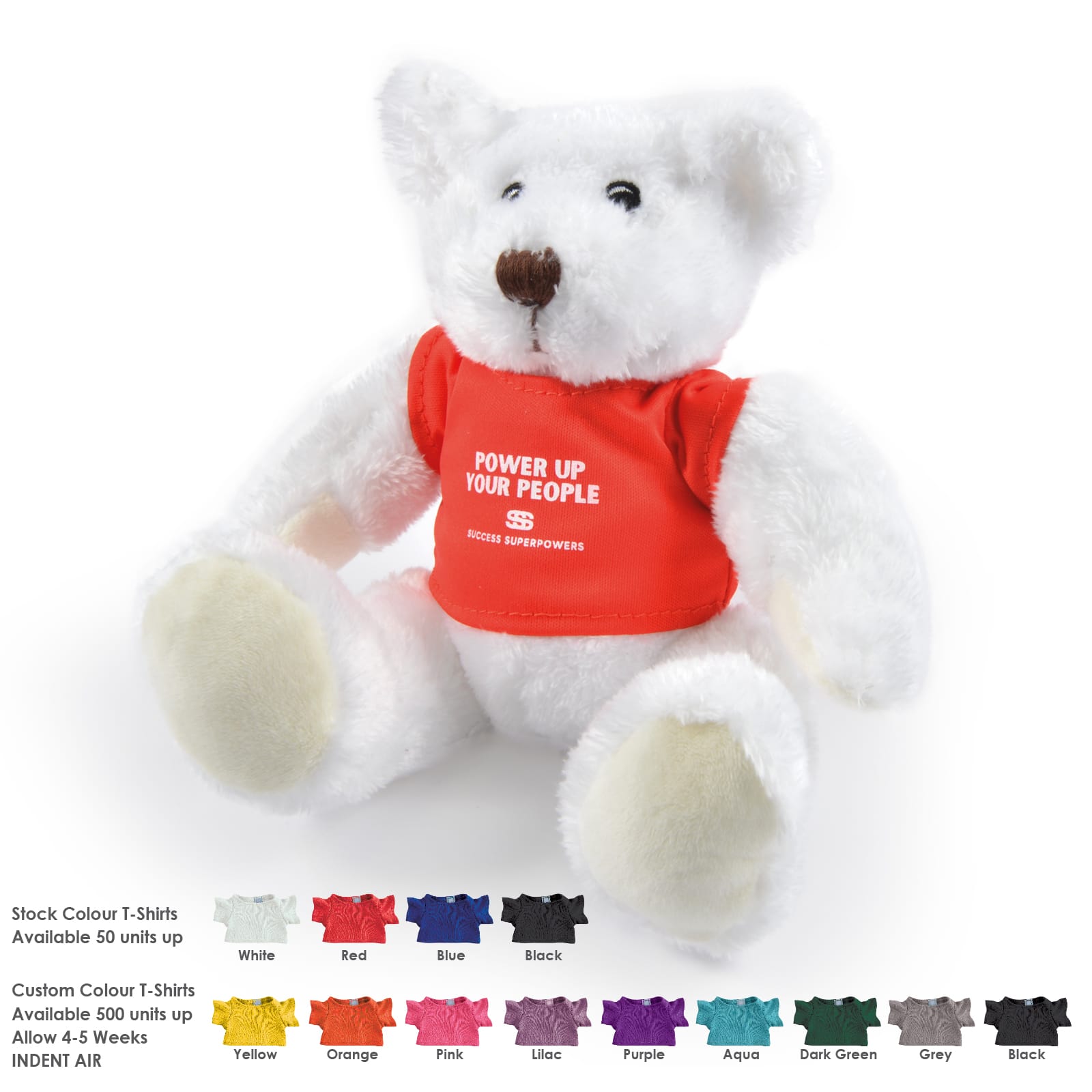 Frosty Plush Teddy Bear