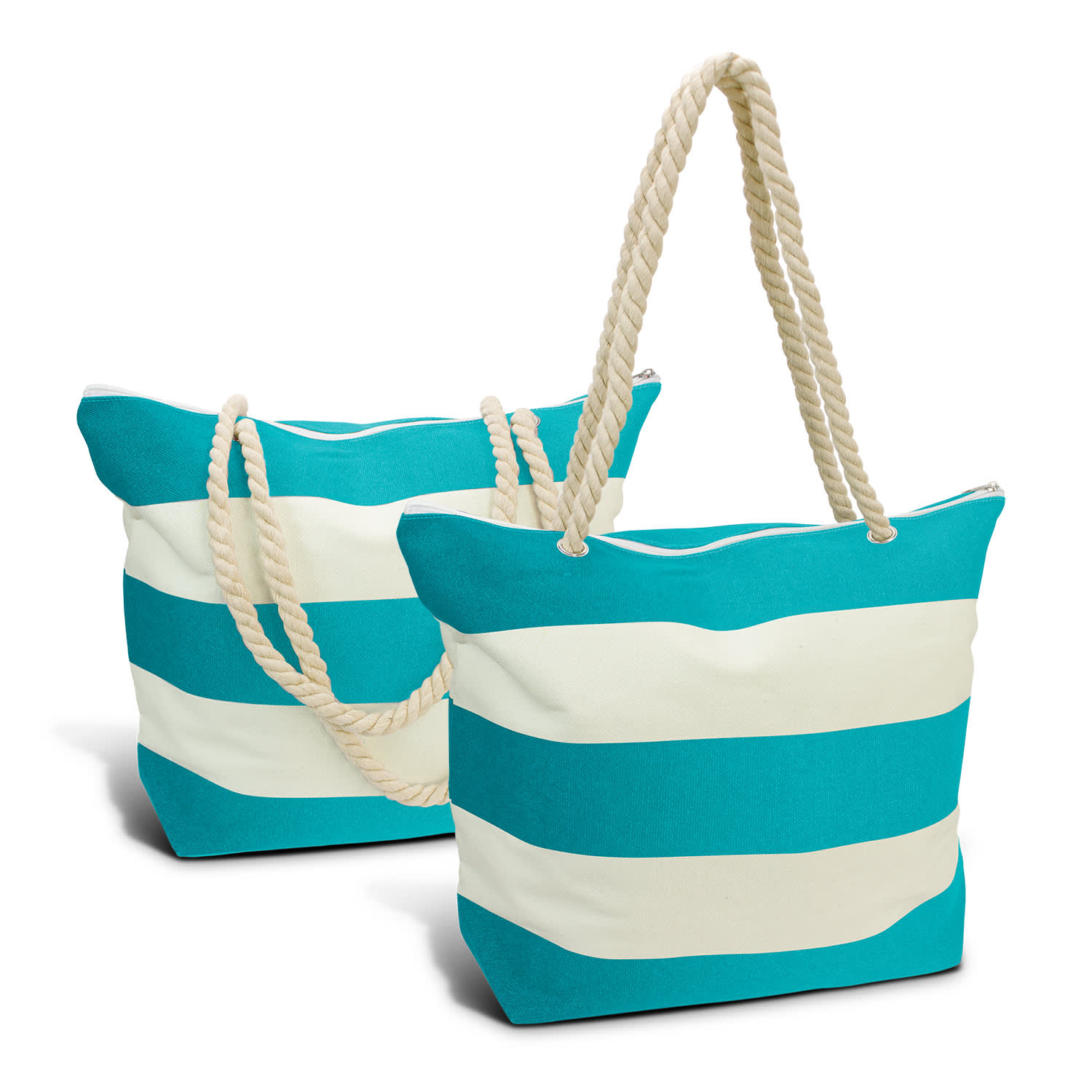 Teal/White