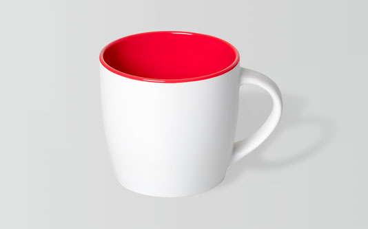 Red/Matte White
